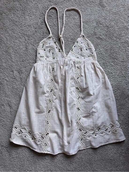 Zara Dresses & Skirts - Zara Embroidered Studded mini dress S